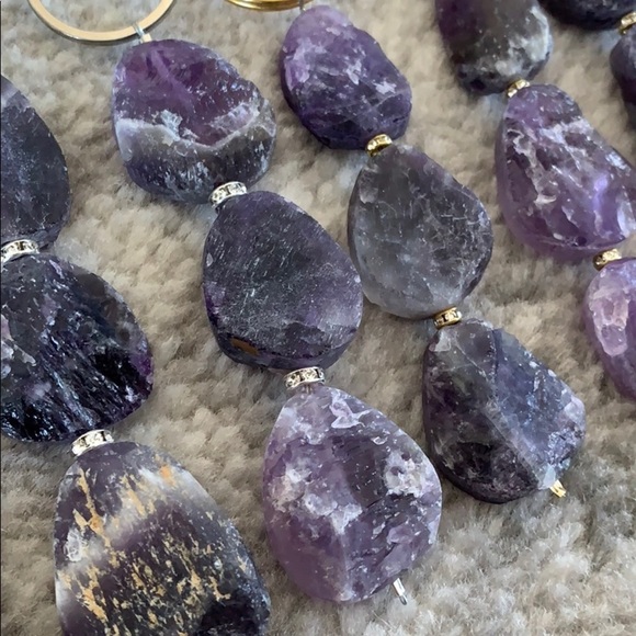 💕HP💕Amethyst stone keychain - Picture 10 of 10